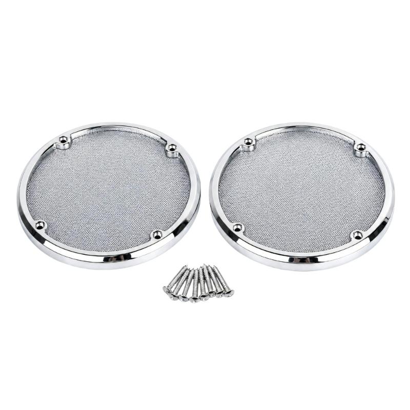 Replacement Rear Speaker Grille Covers with Metal Mesh Panels and ABS Frames for 2014-2023 a Finished Speaker Opening, 1 Set