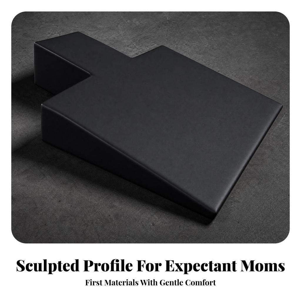 Pilates Support Mat Ergonomic Pregnancy Exercise Non-Slip for Home Fitness