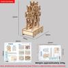 Wooden Diy Music Box With Rotating Ferris Wheel For Kids Creative Science Play