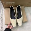 Fashion SUOJIALUN Spring New Brand Women Pumps Shoes Fashhion Shallow Slip On Ladies Elegant Boat Shoes Square Low Heel Single Shoes