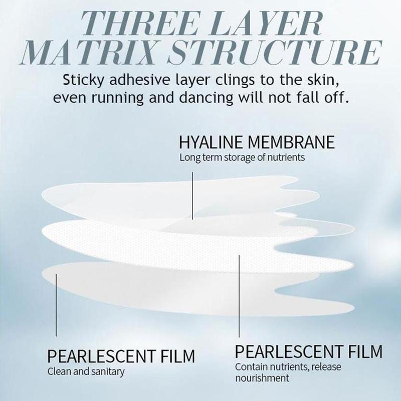 5PCS Anti Wrinkle Aging Face Sticker Eye Mask Forehead Neck Anti-wrinkle Patches
