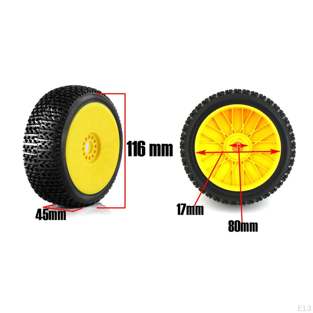 1/8 Scale RC Tires Spare Parts Accessories for HSP Modified Car Truck Buggy Vehicles