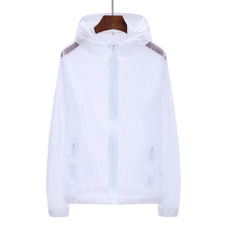 Unisex Summer Windbreaker with Custom Logo - Lightweight, Plus Size Sunscreen Jacket for Outdoor and Workwear