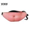 Creative Gag Gift for Men Beer Belly Fanny Pack, Funny Hairy Waist Bag, Realistic 3D Big Practical Storage Pack Belly, Dad Bod Husband