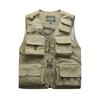 Men's Quick-Dry Mesh Multi-Pocket Plus Size Fishing Photography Vest