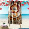 Galatasaray SK Logo Print Beach Towel, Large Soft Quick Dry Towel for Beach Camping Swimming