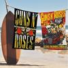 Asciugamano da Spiaggia/Nuoto Banda Rock Vintage G-Guns N Roses Anime Asciugamano Morbido Assorbente per Bambini Regali per Bambini Viaggio