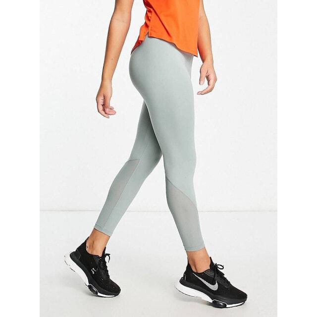 

Зеленые леггинсы 7/8 с высокой посадкой Nike One Training dri fit
