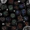 Fireworks Themed Sticker Pack: Dark Shadow Phantom Series – 15 Sheets for Journal Decoration