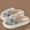 Fashion Cotton Slippers for Women In Winter Suitable for Indoor Use Anti Slip Thick Soled Cute Simple Comfortable Soft  Warm
