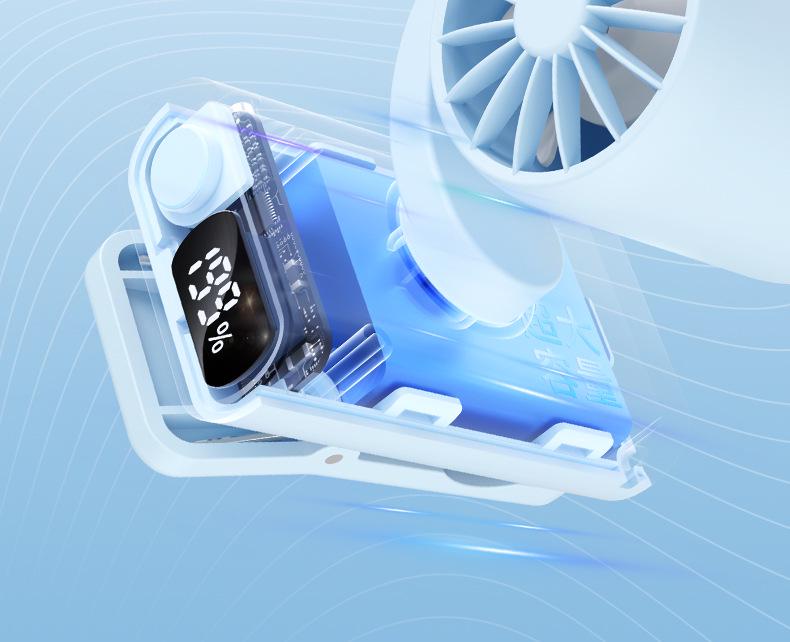 Portable Mini Clip Fan for Desktop or Outdoor Use