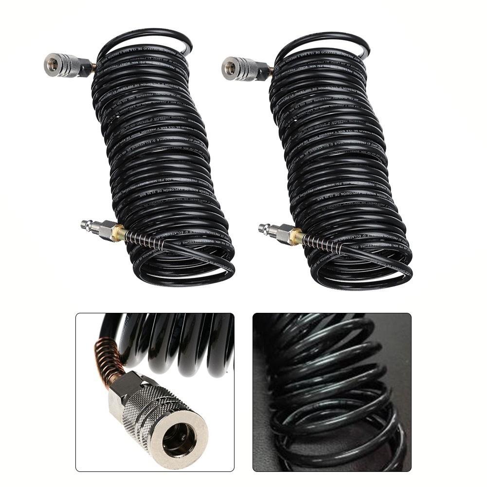PE Pneumatic Adapter Quick Coupler Inflating Coil Air Hose Compressor For Automotive Repair And Machinery
