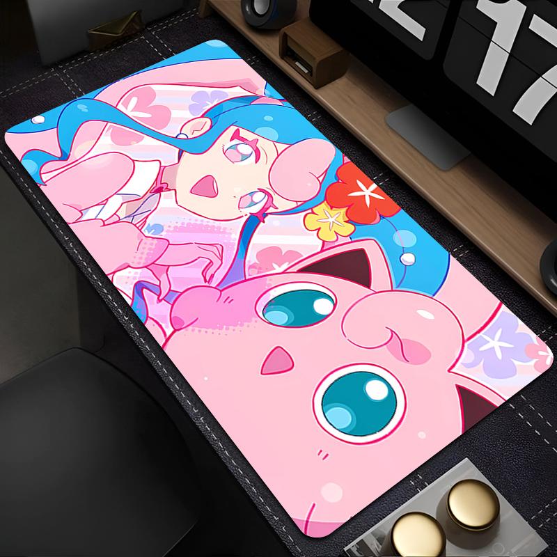 Mouse Pad xcm Pokemon Jigglypuff Kawaii Gaming Accessories PC Computer Keyboard Pad Gamer Desk Mat alfombrilla XXL Mousepad