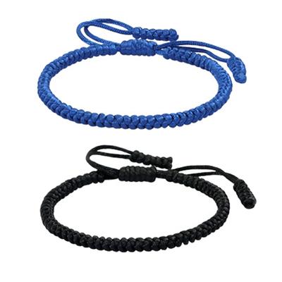 Unisex Adjustable Braided Cord Colorful Vintage Style Bracelet Collection Stylish Handmade Festival Wrist Chain