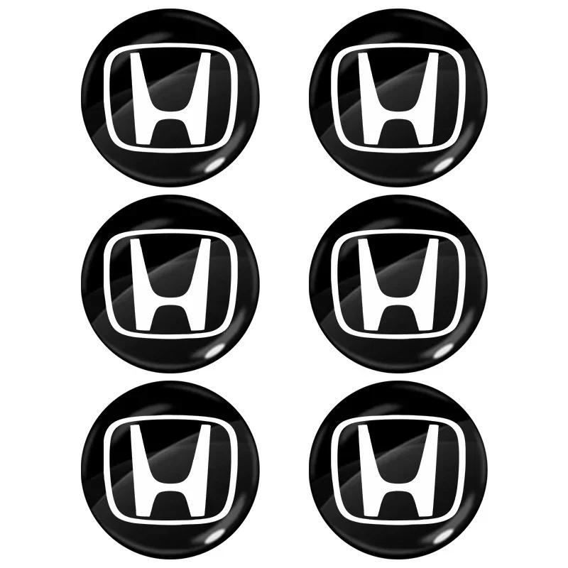 Car Hot FIT Car Lock Keyhole Stickers Door Lock Protect Car 3D Stickers For Honda Civic Mugen Accord Odyssey JAZZ CRV Fit Hrv J