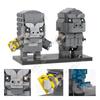 Horror Movie Series Creative Building Blocks DIY Squareheads Characters Models MOC Assembled Bricks Toys Surprise Gifts For Kids
