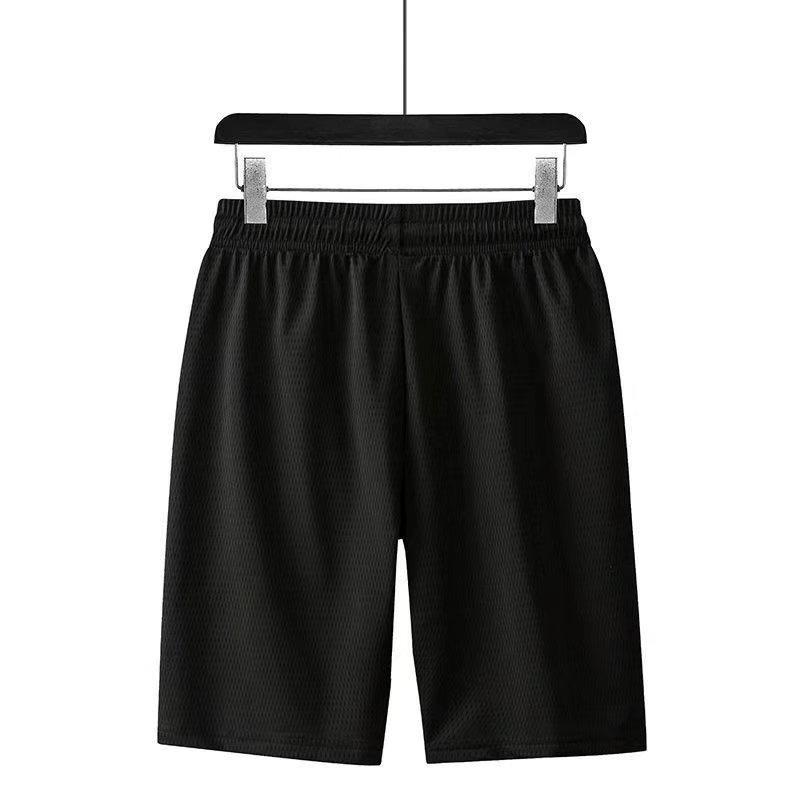 Men's Ice Silk Mesh Loose Beach Shorts - Summer Casual Sports 4-Point Boxers, Size 34