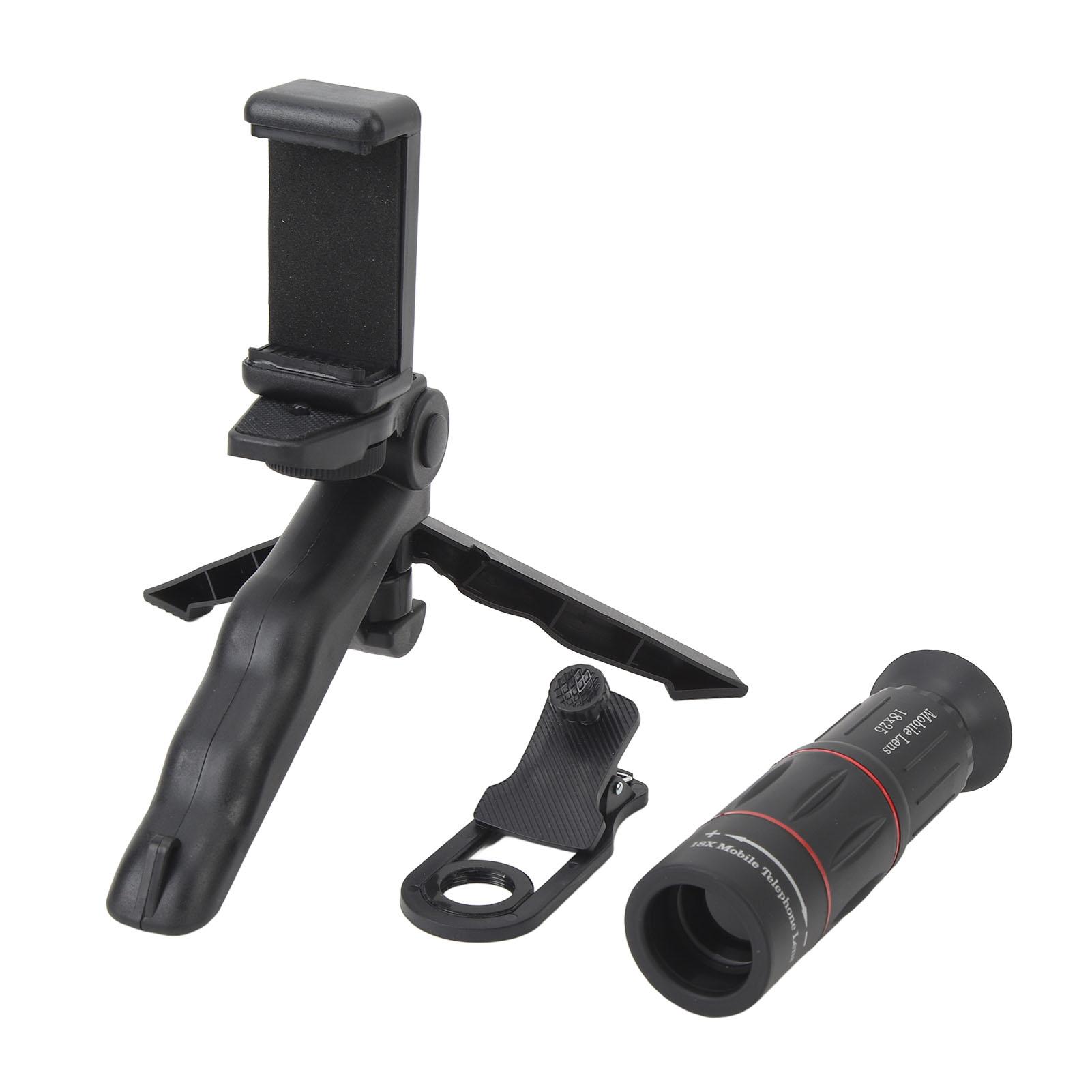 

Монокулярный телескоп 18X для смартфона Монокулярный телескоп высокой четкости с адаптером для смартфона