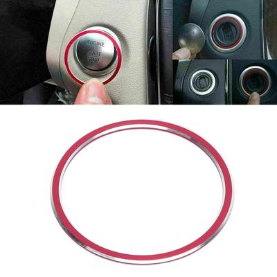 Ignition Inner   Trim Car Decoration Replacement for   A B C E Class CLA   GLC GLE(Red )