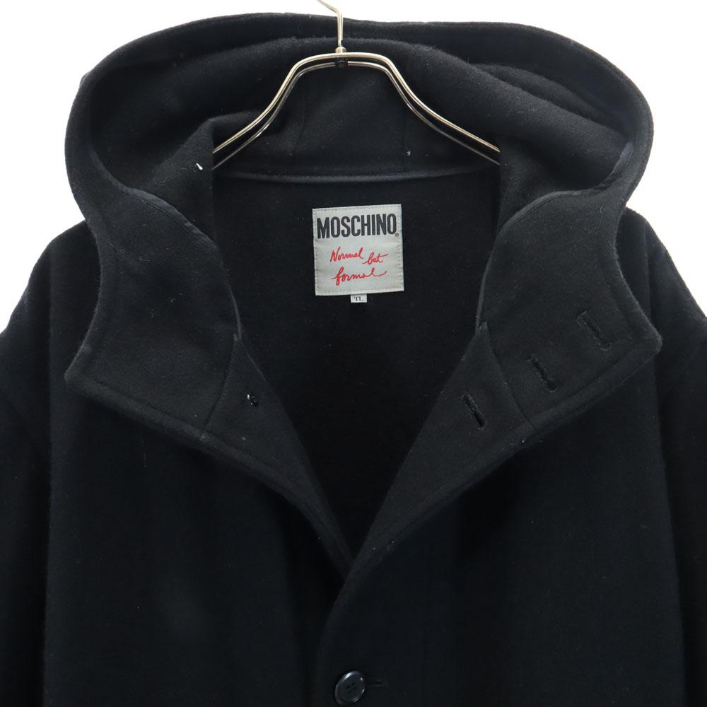 MOSCHINO Made in Japan Wool Blend Long coat TL black Men's Used