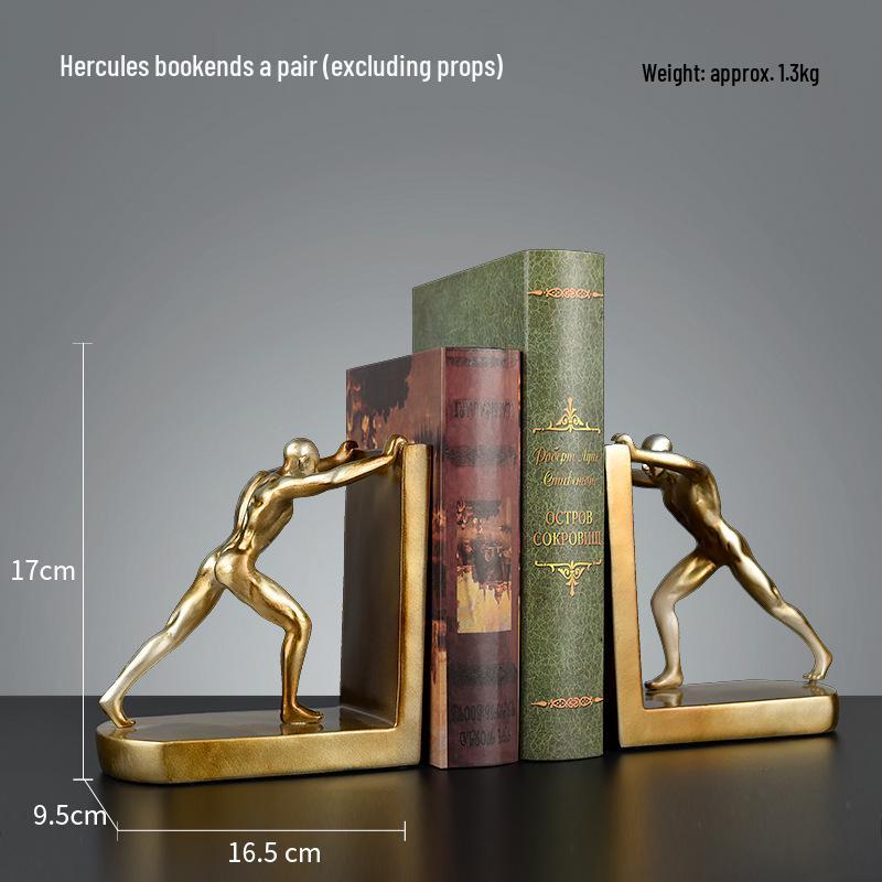 Nordic Modern Figure Bookends - Creative Book Stands & Supports for Office or Study Desks