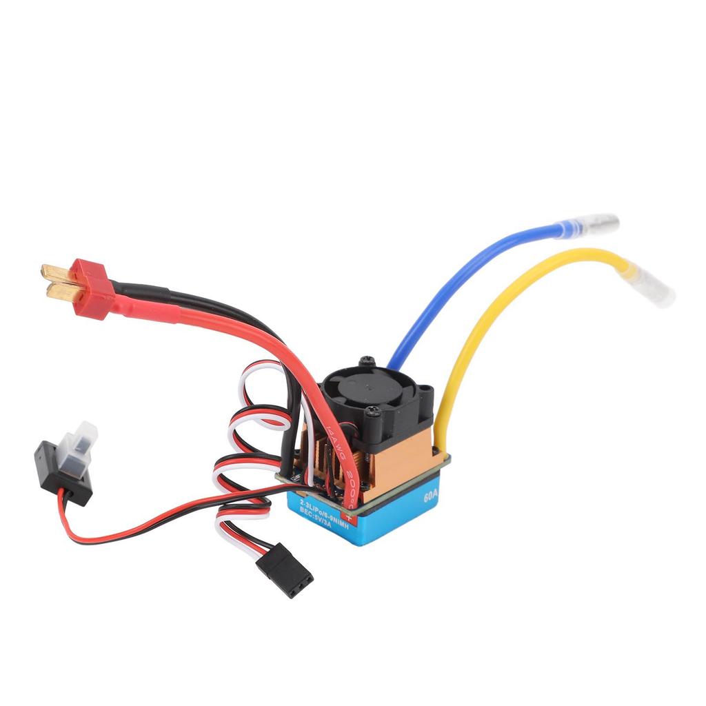 480A Brushed Speed Controller 3 Modes Multiple Protection ESC Waterproof ESC for 110 RC Car