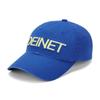 DEINET DEINET WASHED LOGO CAP IN BLUE