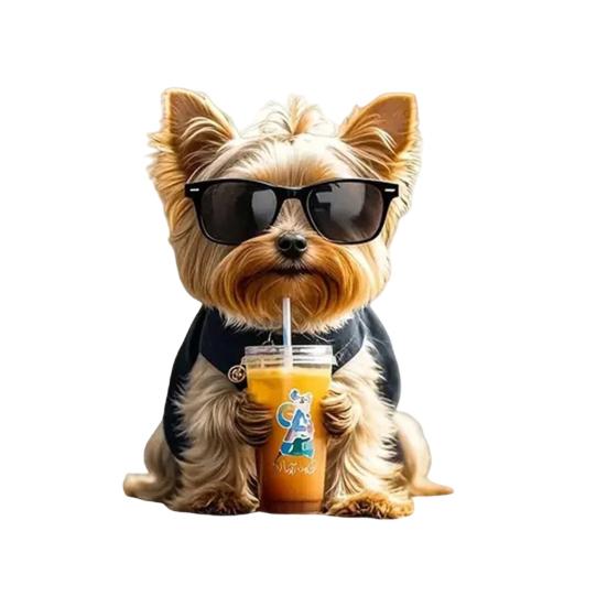 Hund Auto Lufterfrischer Clips Leichte Acryl Rinder Lüftungsschlitzklemme Hund Auto Ornamente Mops Tier