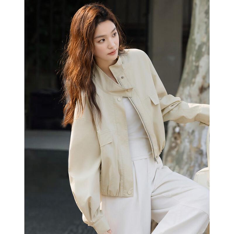 Demana Cloud Armor Women's Spring Cotton Stand Collar Jacket