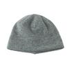 Big head circumference friendly simple solid color knitted bucket hat short brim modified face shape small autumn and winter warm wool hat