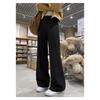 Women High Waist Wide Leg Casual Suit Trousers Petite Fit