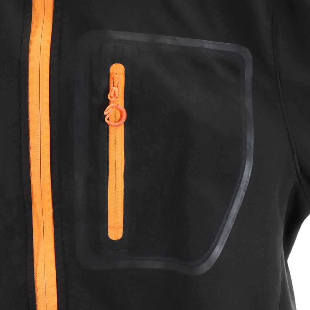 SALOMON Long sleeve Zip hoodie M Black series Back Three Men's Used