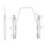 Universal Replacement Seat Slider for Suspension Seats Truck Seat Slider Rails