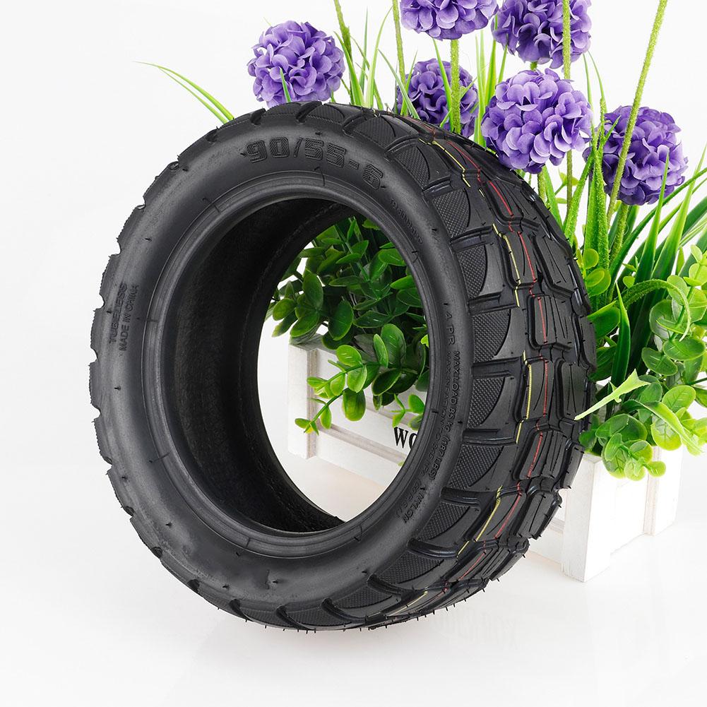 10X3.0 E-skútr bezdušová pneumatika 80/65-6 90/55-6 černá