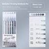 Languo 207/45/9 Colors Morandi Gel Pen 0.6mm Diary Scrapbook Painting DIY Gel Pen Set Drawing Art Markers School Supplies