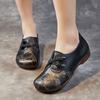 Women's Shoes New Autumn Flat-soled Mother Shoes First Layer Cowhide Medium and Old Non-slip Soft-soled Handmade Small Leather Shoes