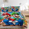 3pcs Super Mario Bedding Set. Soft and Comfortable with No Core Included (1x Duvet Cover + 2x Pillow Covers) Yy251010188