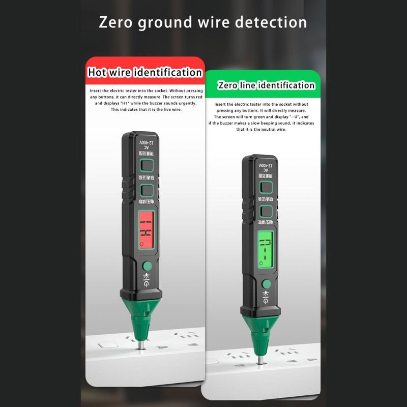Multifunctional Circuit Detector for Voltage Broken Wire and Leakage Detection Safe Practical Design Electrician Use