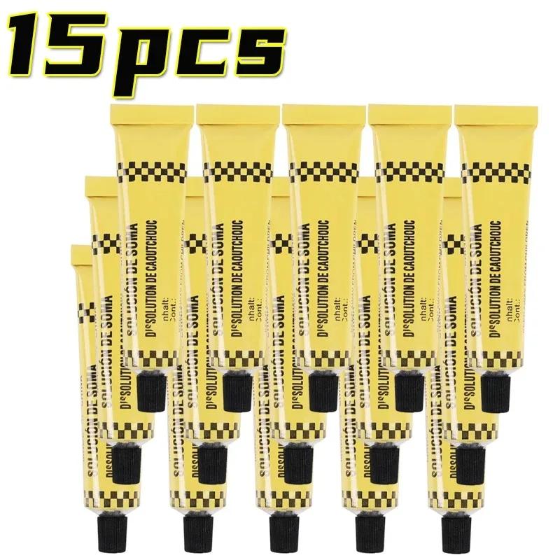 Powerful Automobile Tire Repairing Glue Inner Tube Puncture Kit Repair Cement Rubber Cold Patch Solution for Motorcycle Bicycle