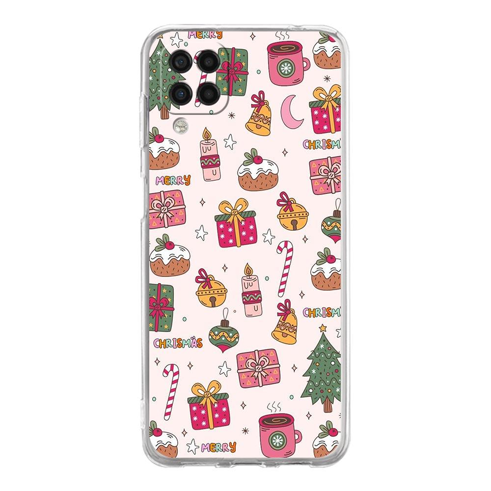 Phone Case For Samsung Galaxy A13 A33 A35 A55 A73 A53 A23 A51 A71 A21S A72 A31 A41 A05s A03S A15 A25 5G Cover Cartoon Christmas