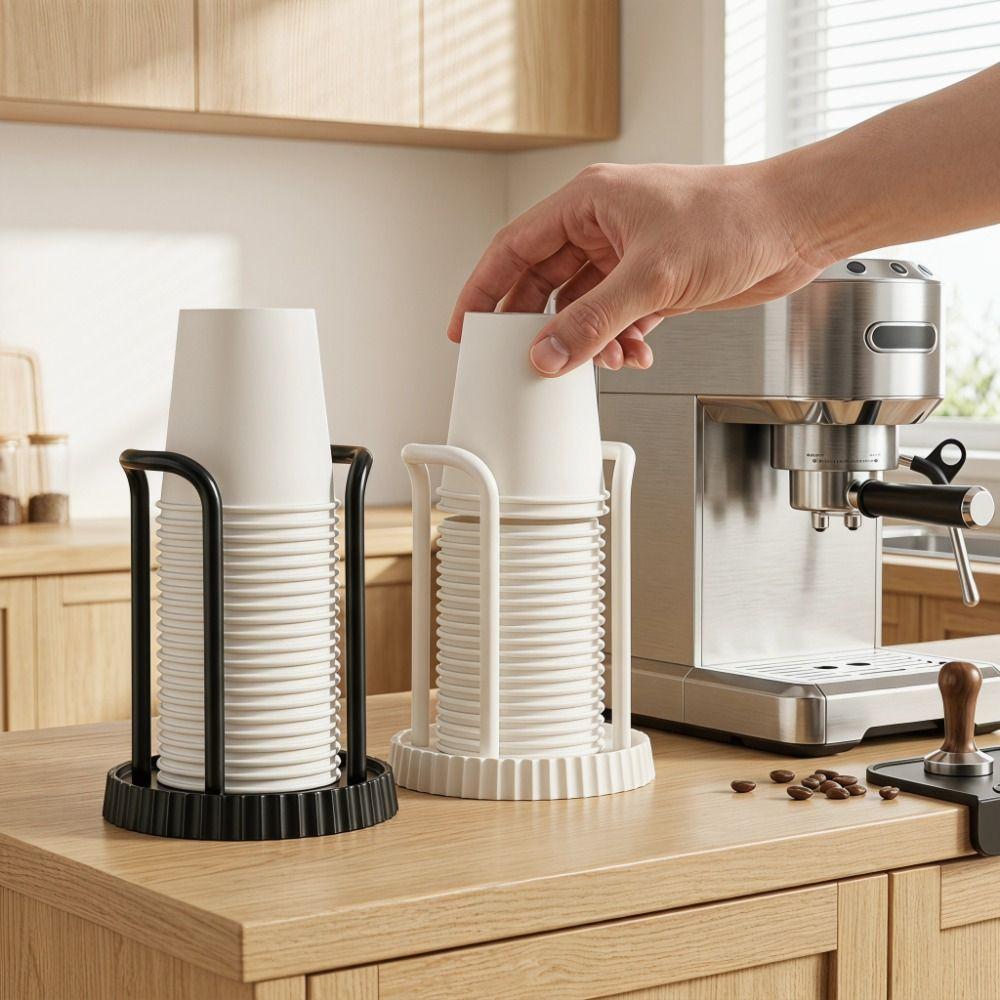Multifunctional Paper Cup Holder Household Disposables Cups Picker No-drill Cup Storage Rack  Party