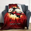 Pucca Blanket Ultra-Soft Suitable for Office Couch Chair Four Seasons Multipurpose Modern Style Ideal Gift For Birthday Valentine'S Day