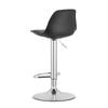 HOGA stool - black / chrome base