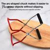 Canning Jar Grabber Tool Stainless Steel Tongs, Multipurpose Kitchen Lifter Plate Bowl Safe Handling Gripper, Non Slip Heat Resistant Clamp