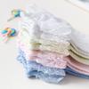 Girls Lace Ruffle Socks Cute Children Baby Ankle Short Breathable Cotton Sock Princess Lace Dress Socks for 1-12 Years Kids Gift