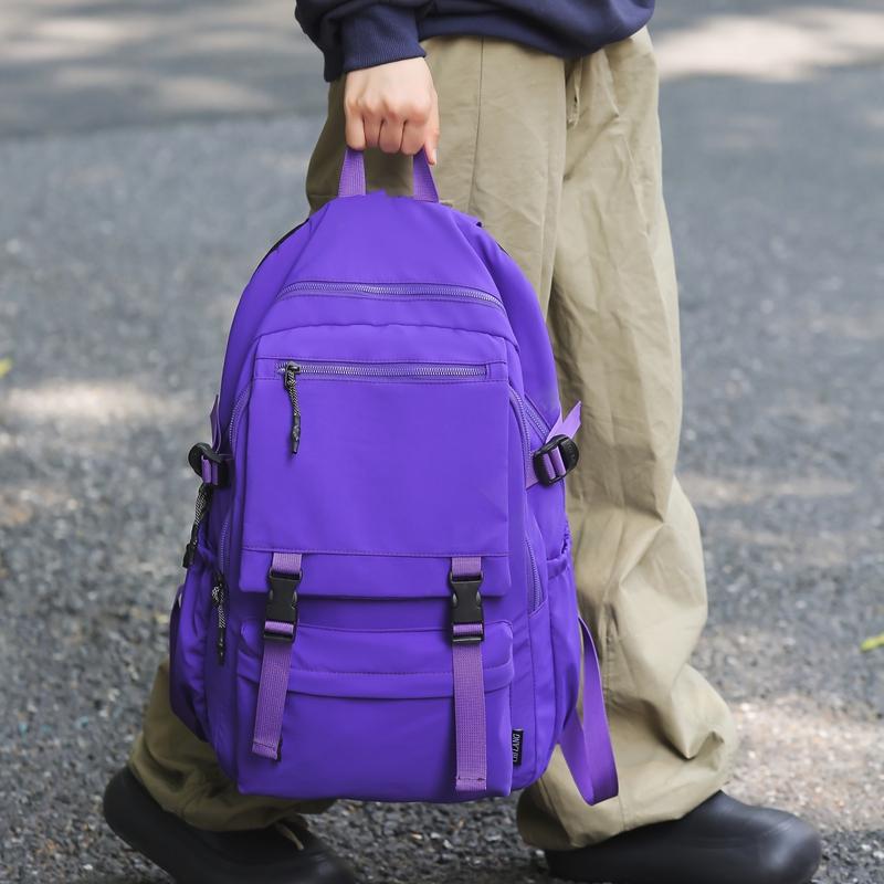 Männer Einfarbig Rucksack Frauen Große Kapazität Reise Rucksack Student Schul
