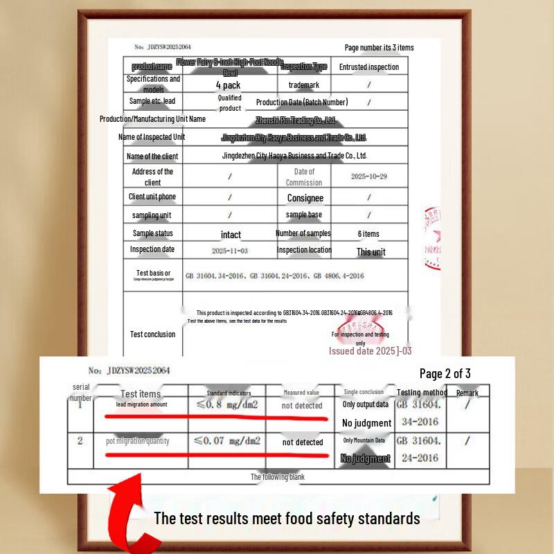 Hao Ya Jingdezhen Ceramic Flower Fairy Dining Bowls