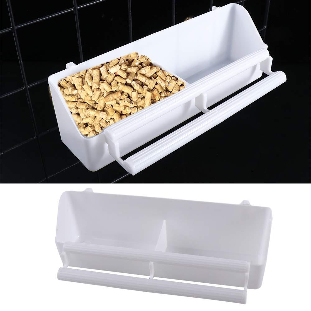 

Parakeet Lovebird Finches Small Animals Food Dish Plastic Parrot Water Drinker Feeding Bowl Bird Feeder Cage Cup