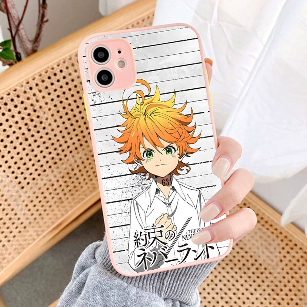 

The-Promiseds-Neverlands Phone Case For IPhone 16 15 14 11 12 13 Pro Max X Plus XS MAX Translucent Matte Cover iphone 14