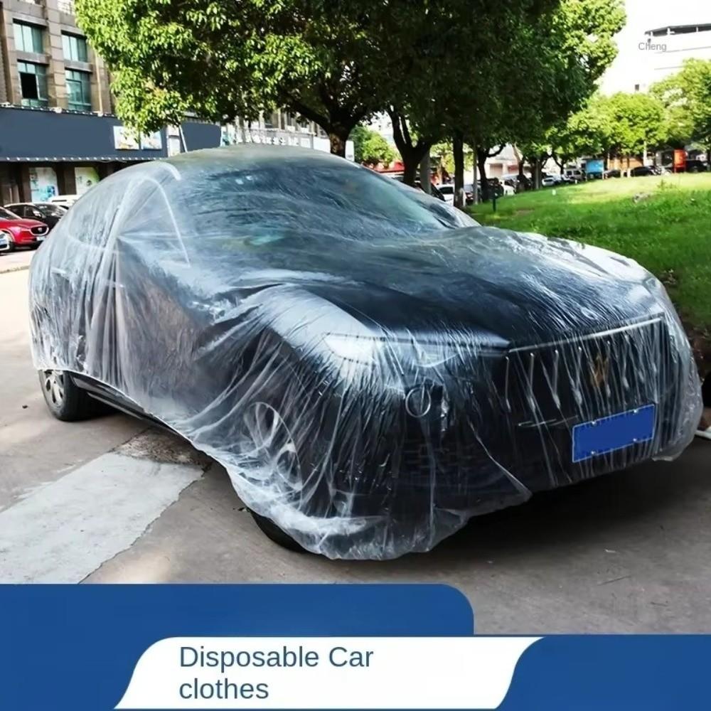 Transparent Exterior Car Cover Dustproof Car Covers Universal Protective Cover  Outdoor